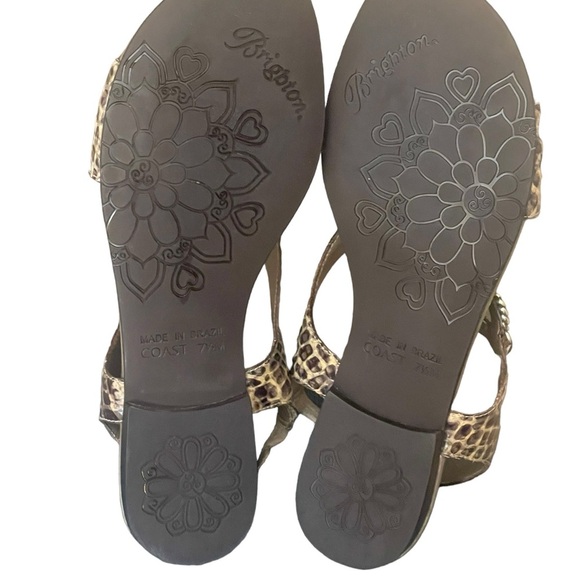 Brighton Coast Slingback Flat
Sandals Multicolor Snake Print Slip Ons 7.5M - Picture 10 of 16